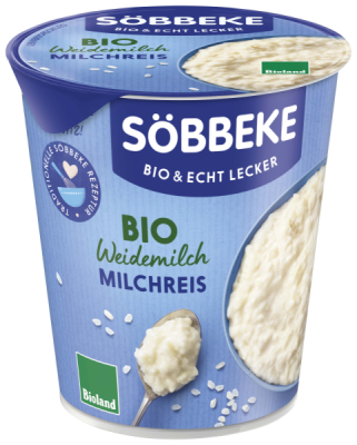 Söbbeke Bio Weidemilch Milchreis natur