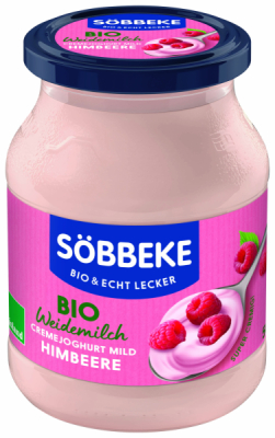 Söbbeke Bio Weidemilch Joghurt mild Himbeere 7,5% Fett