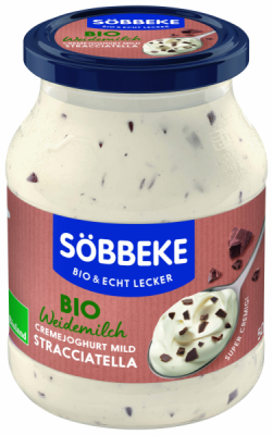 Söbbeke Bio Weidemilch Joghurt mild Stracciatella 7,5%