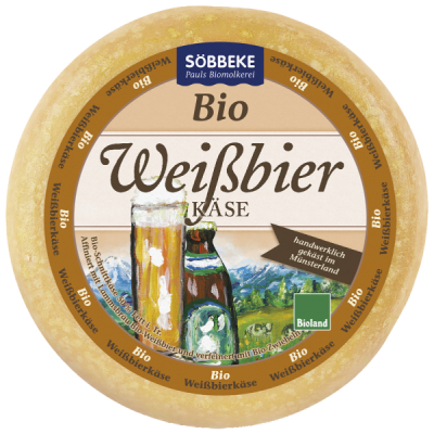 Söbbeke Bio Schnittkäse Weißbierkäse 50 % Fett i. Tr.