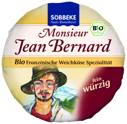 Söbbeke Bio Weichkäse Monsieur Jean Bernard würzig