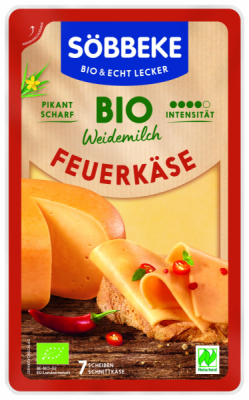 Söbbeke Bio Weidemilch Feuerkäse Scheiben