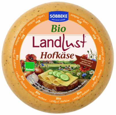 Söbbeke Bio Landlust Hofkäse 50 % Fett i. Tr.