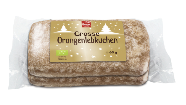 Linea Natura Grosse Orangen Lebkuchen -2erPack