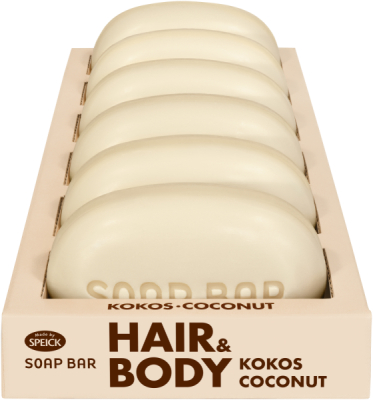 Made by Speick Bionatur Soap Bar Hair + Body Seife Kokos