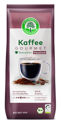 LEBENSBAUM Kaffee Gourmet, klassisch, gemahlen