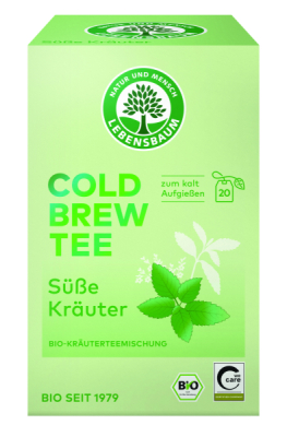 LEBENSBAUM Cold Brew Tee Süße Kräuter