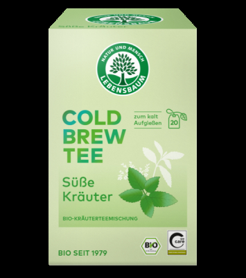 LEBENSBAUM Cold Brew Tee Süße Kräuter