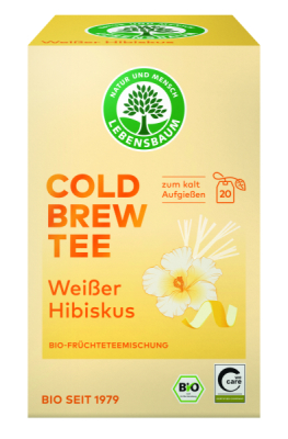 LEBENSBAUM Cold Brew Tee Weißer Hibiskus