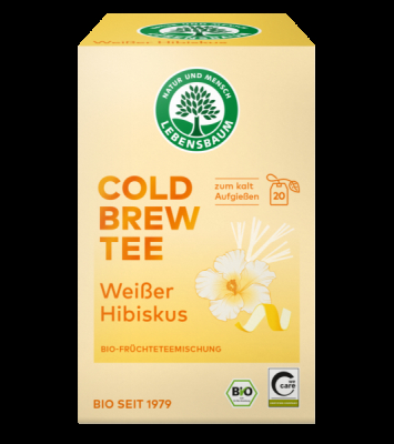 LEBENSBAUM Cold Brew Tee Weißer Hibiskus