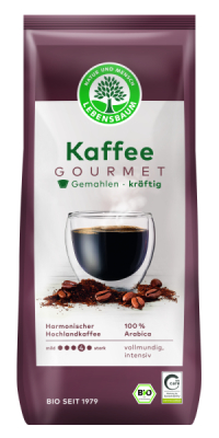 LEBENSBAUM Kaffee Gourmet, gemahlen, kräftig