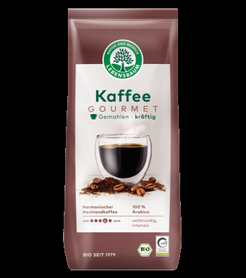 LEBENSBAUM Kaffee Gourmet, gemahlen, kräftig