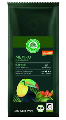 LEBENSBAUM Mexiko Plantagen Kaffee, ganze Bohne