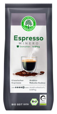 LEBENSBAUM Espresso Minero, gemahlen