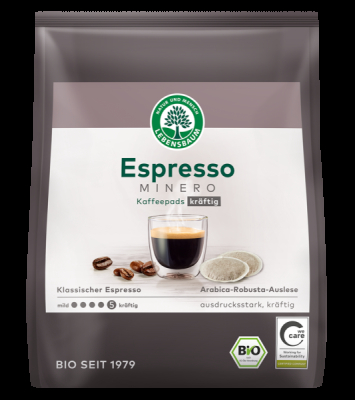 LEBENSBAUM Espresso Minero Kaffeepads kräftig
