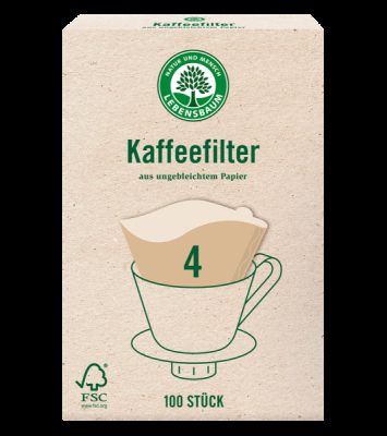 LEBENSBAUM Kaffeefilter Gr. 4