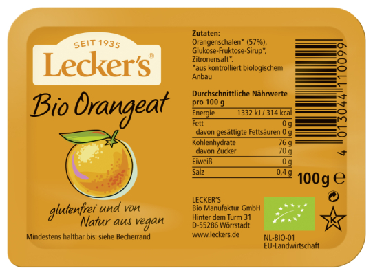 Lecker´s Bio Orangeat
