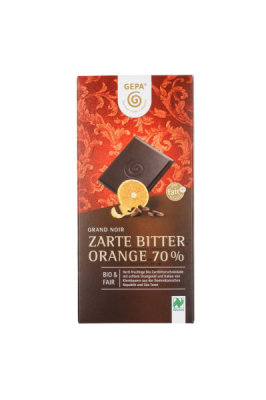 GEPA - The Fair Trade Company Zarte Bitter Orange 70 %