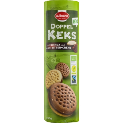 Doppelkeks mit Zartbittercreme