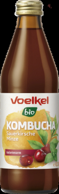 Voelkel Kombucha Sauerkirsche Minze