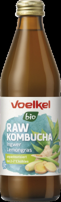 Voelkel RAW Kombucha Ingwer Lemongras, kühlpflichtig