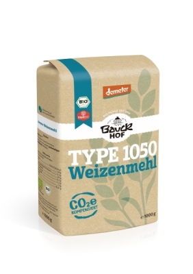 Bauck Mühle Weizenmehl Type 1050 Demeter