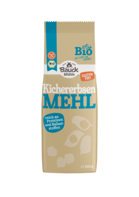 Bauck Mühle Kichererbsenmehl glutenfrei Bio