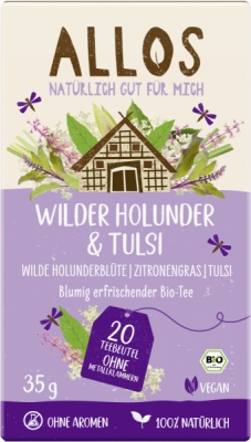 Allos Wilder Holunder & Tulsi Tee