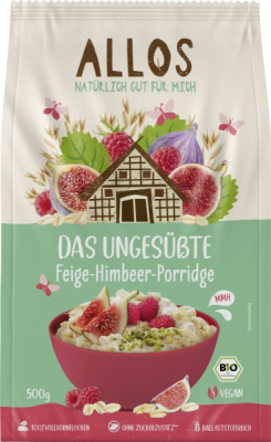 Allos Das Ungesüßte Feige-Himbeer-Porridge