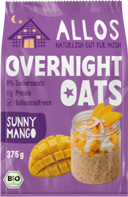 Allos Overnight Oats Sunny Mango
