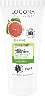 Logona NOURISH klärendes Overnight Peeling Serum
