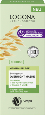 Logona NOURISH beruhigende Overnight Maske