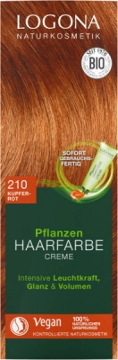 Logona Pflanzen Haarfarbe Creme 210 kupferrot | 4017645017573 | Haarfarben