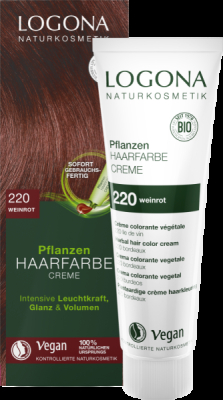 Logona Pflanzen Haarfarbe Creme 220 weinrot