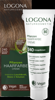 Logona Pflanzen Haarfarbe Creme 240 nougatbraun