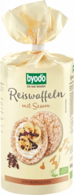 Reiswaffeln mit Sesam gf