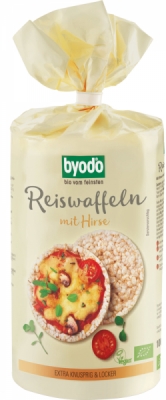Reiswaffeln mit Hirse gf