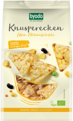 Knusperecken Mais Hülsenfrüchte gf