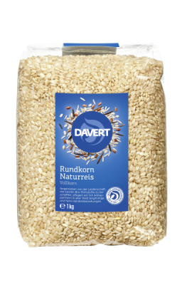 Davert Rundkorn Naturreis 1kg