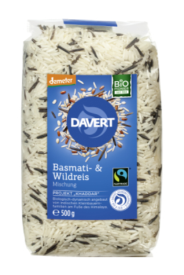 Davert demeter Basmati- & Wildreis Fairtrade 500g