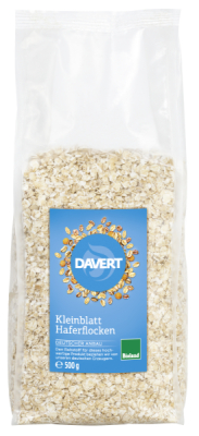 Davert Haferflocken Kleinblatt Bioland, 500g