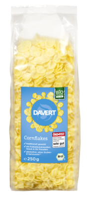 Davert Cornflakes ohne Salz und Zucker glutenfrei 250g