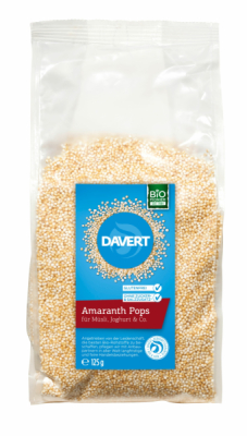 Davert Amaranth Pops glutenfrei 125g