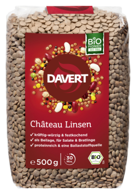 Davert Chateau Linsen 500g