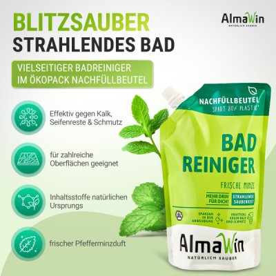 AlmaWin Bad Reiniger Nachfüllbeutel