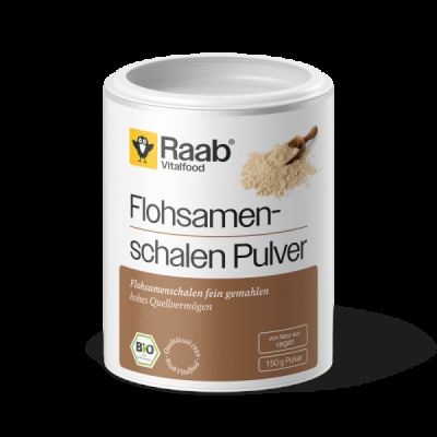 Raab Vitalfood Bio Flohsamenschalenpulver