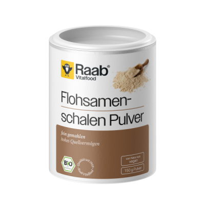Raab Vitalfood Bio Flohsamenschalenpulver