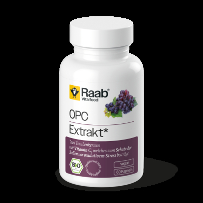 Raab Vitalfood BIO OPC Extrakt 60 Kapseln à 450 mg