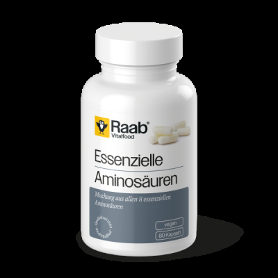 Raab Vitalfood Essenzielle Aminosäuren Kapseln 80 à 600 mg