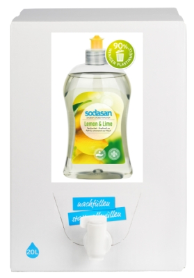 sodasan V-Spülmittel Lemon & Lime Bag in Box 20L